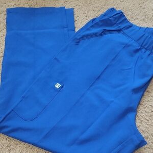 Ladies XLP Elastic-Waist Royal Blue Work Scrub Pants